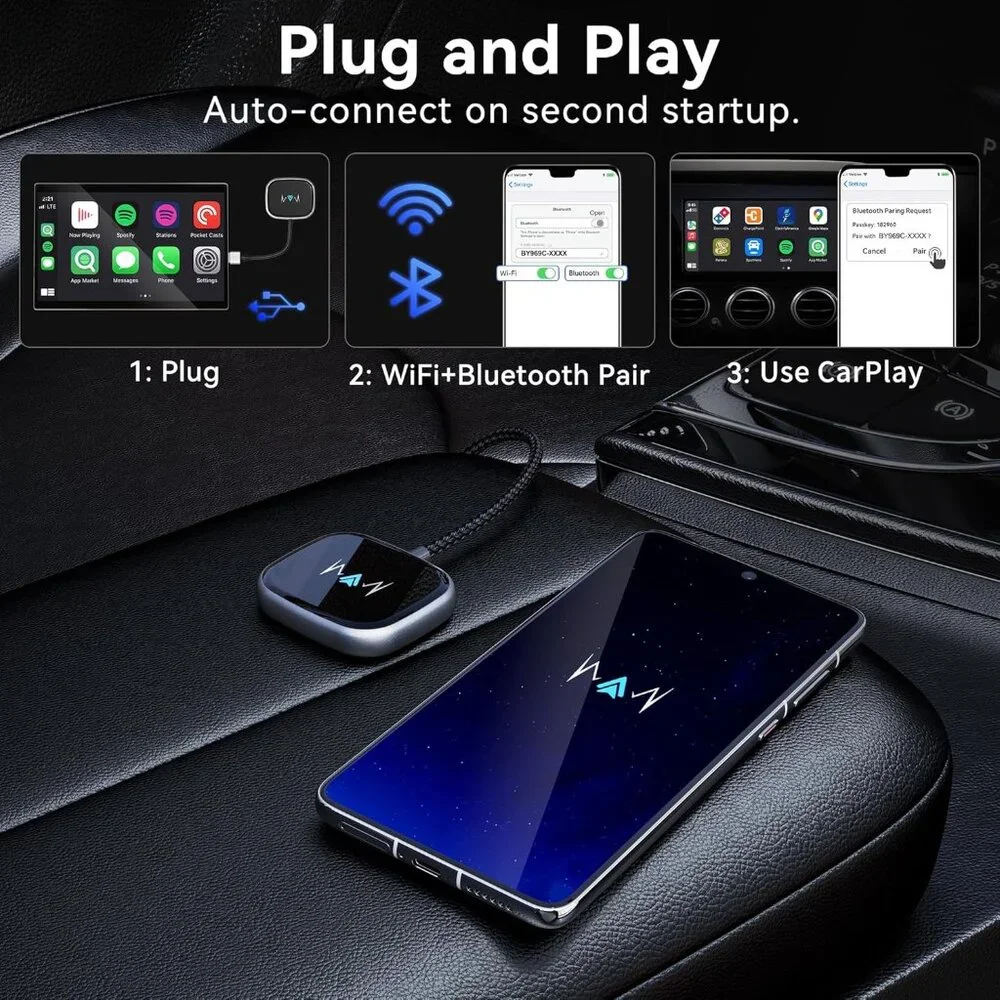 NEW Wireless Android Auto Adapter - Picture 7 of 7